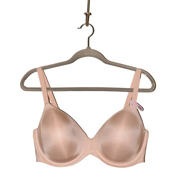 MAIDENFORM NEW $48‎ One Fab Fit Everyday Modern Demi Underwire Bra Sandshell 40D - Picture 1 of 3